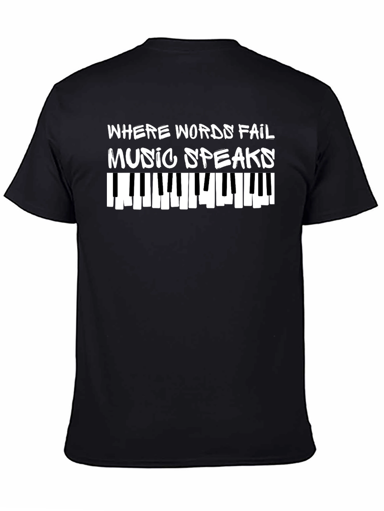 Music Speaks Graphic T-Shirt