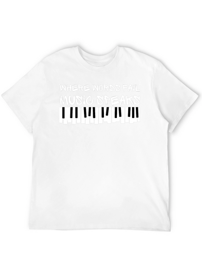 Music Speaks Graphic T-Shirt