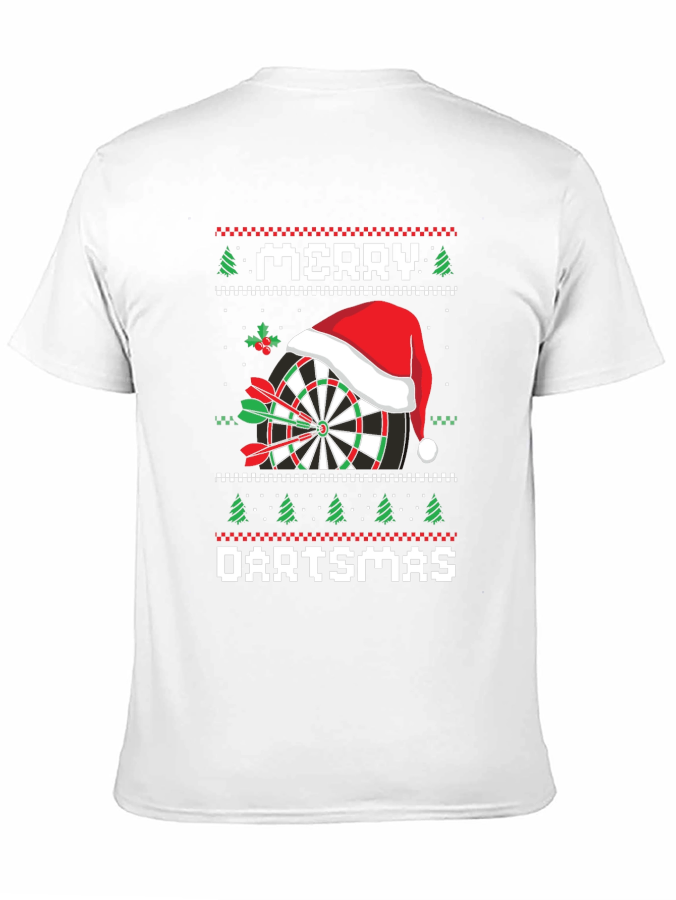 Merry Dartsmas T-Shirt Ugly Christmas Sweater Style