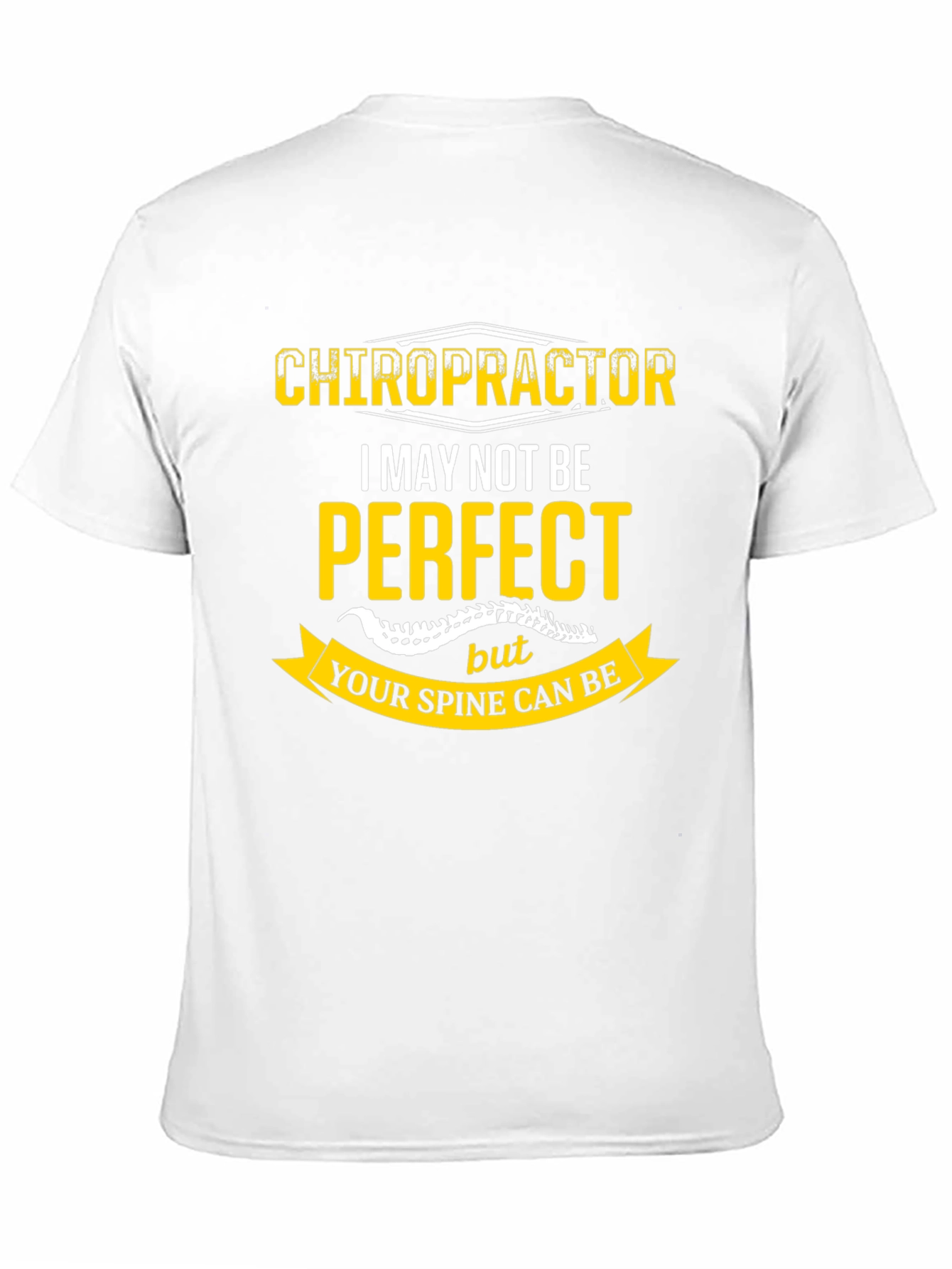 Chiropractor Perfect Spine Black T-Shirt