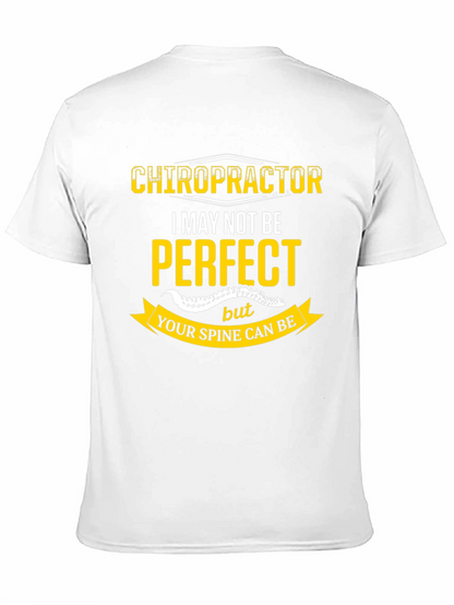 Chiropractor Perfect Spine Black T-Shirt