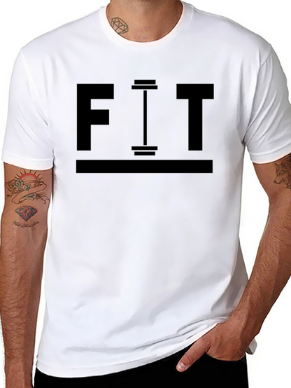 FIT Workout Graphic Tee - Mens Gym Shirt