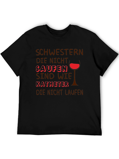 Funny German Drinking T-Shirt: Sisters Who Dont Drink