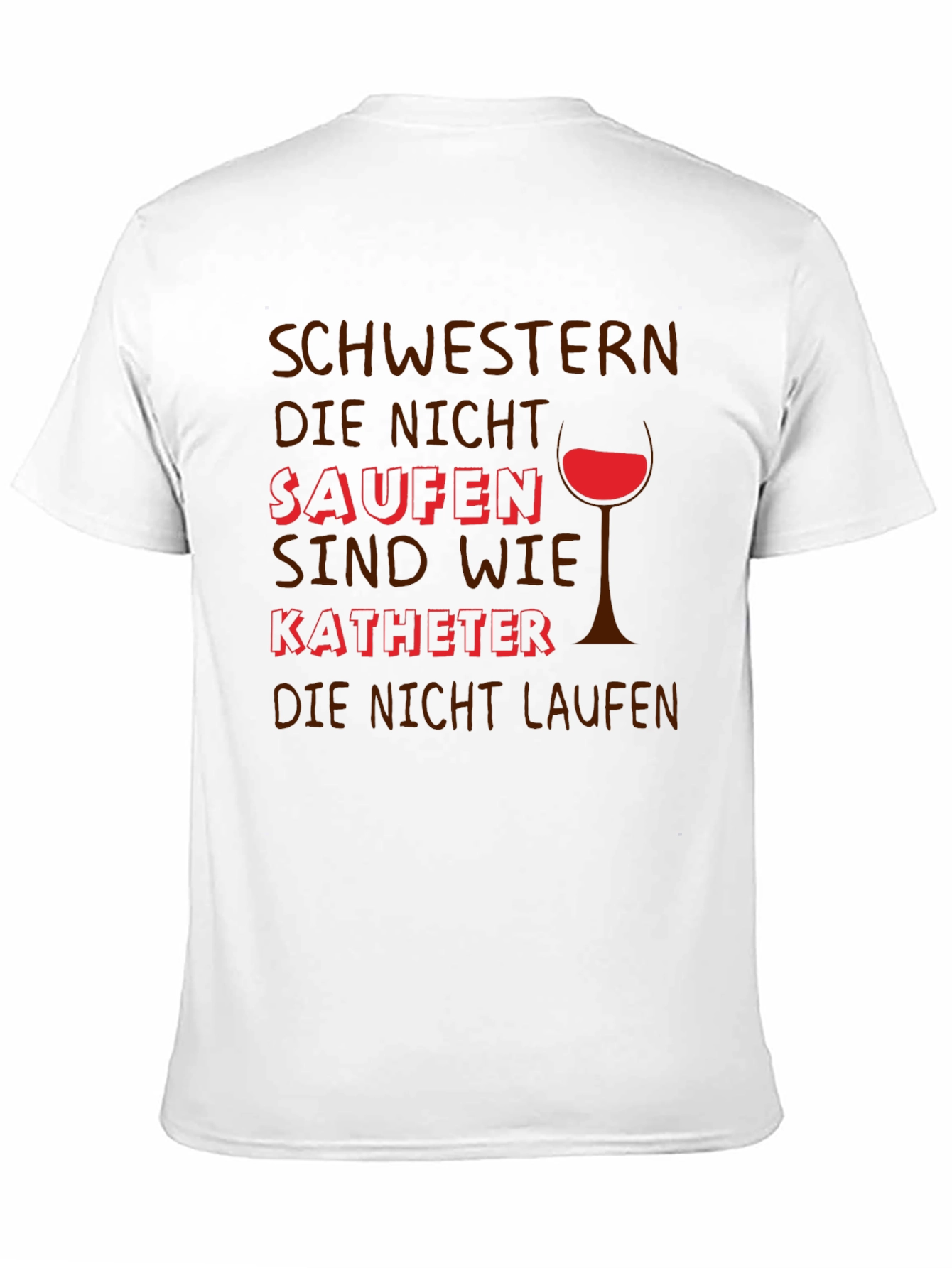 Funny German Drinking T-Shirt: Sisters Who Dont Drink