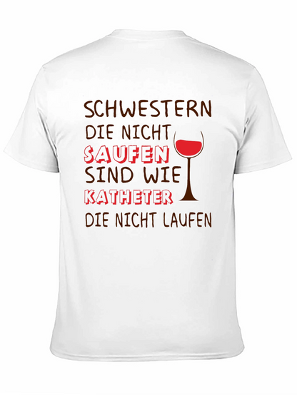 Funny German Drinking T-Shirt: Sisters Who Dont Drink