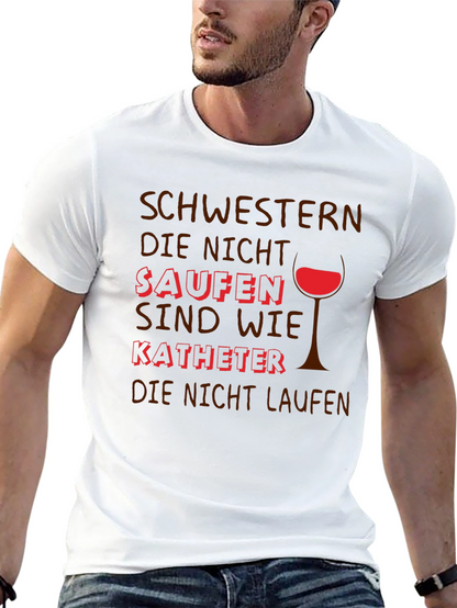Funny German Drinking T-Shirt: Sisters Who Dont Drink