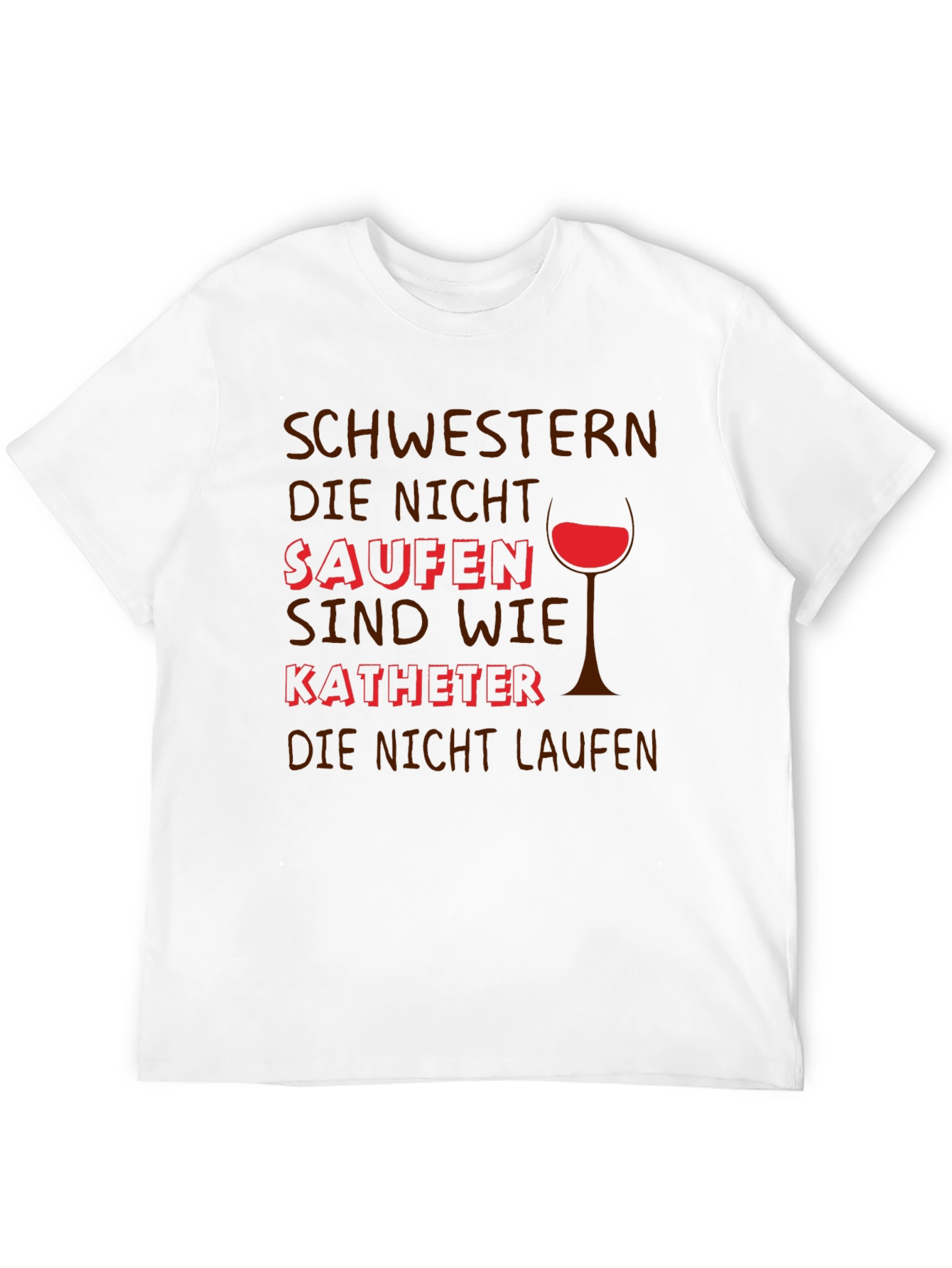 Funny German Drinking T-Shirt: Sisters Who Dont Drink