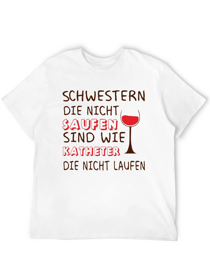 Funny German Drinking T-Shirt: Sisters Who Dont Drink