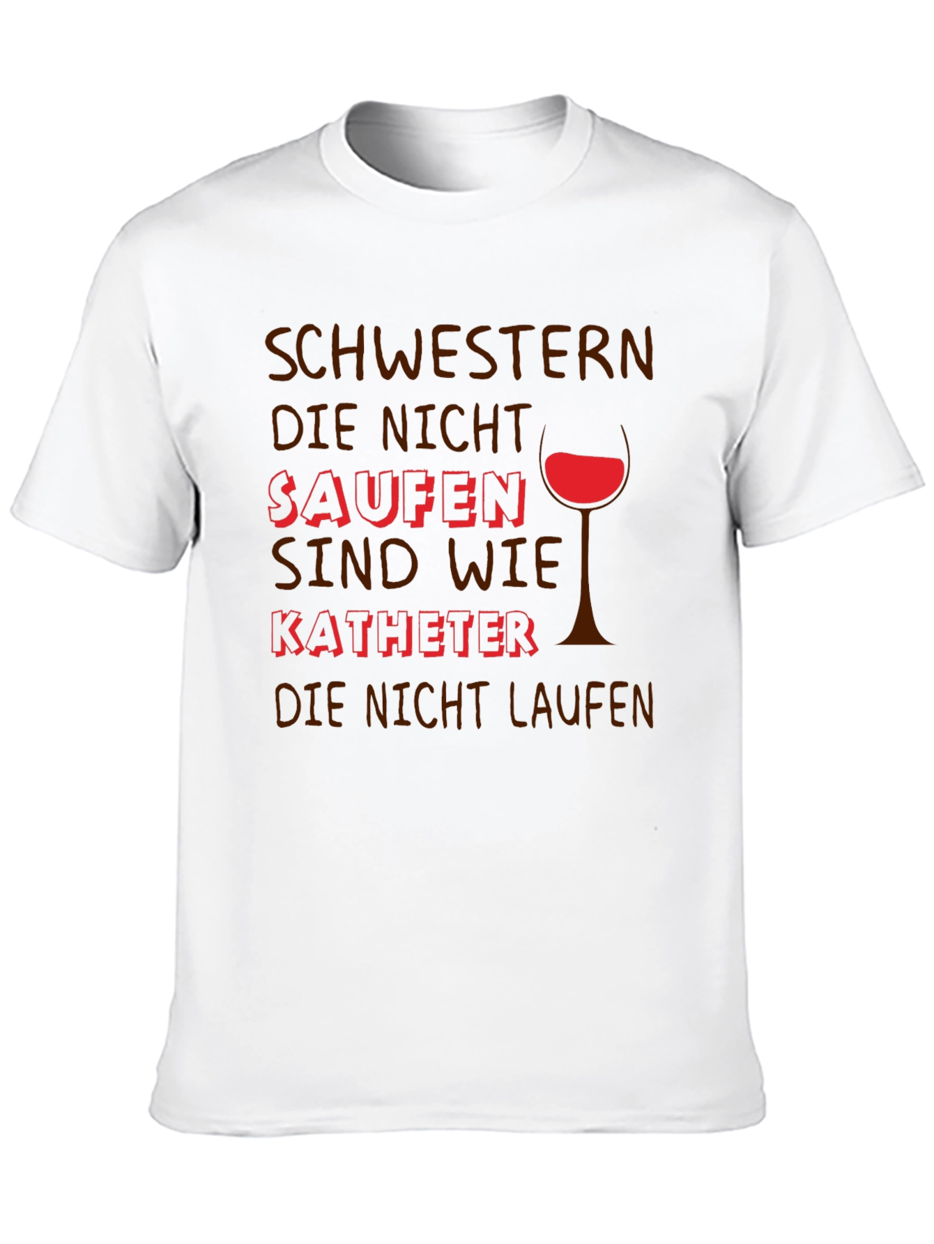Funny German Drinking T-Shirt: Sisters Who Dont Drink