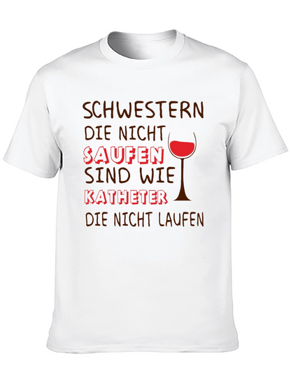 Funny German Drinking T-Shirt: Sisters Who Dont Drink