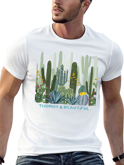 Thorny & Beautiful Cactus Graphic T-Shirt