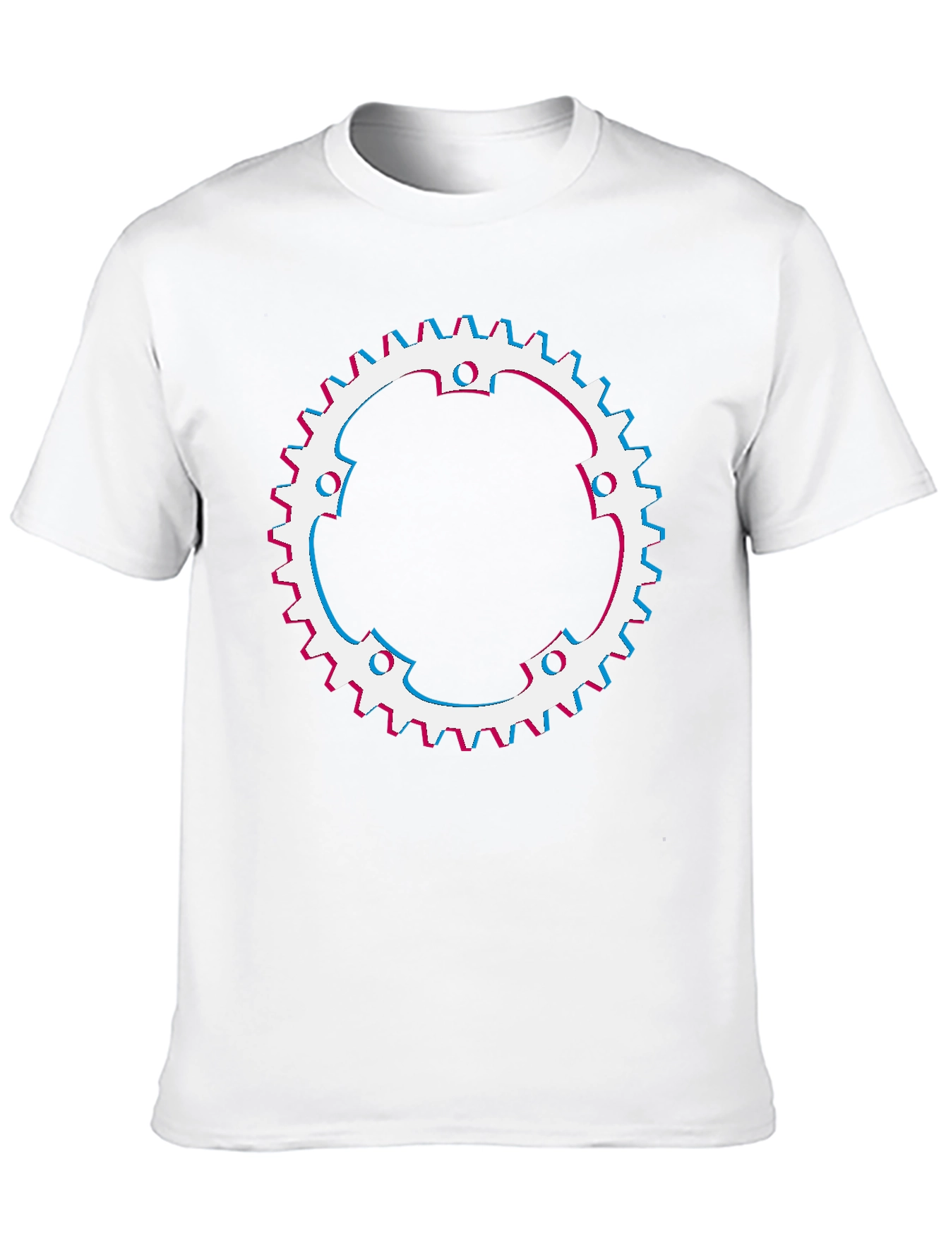 Gear Graphic T-Shirt - Modern Biker Style