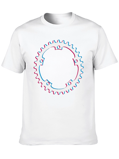 Gear Graphic T-Shirt - Modern Biker Style