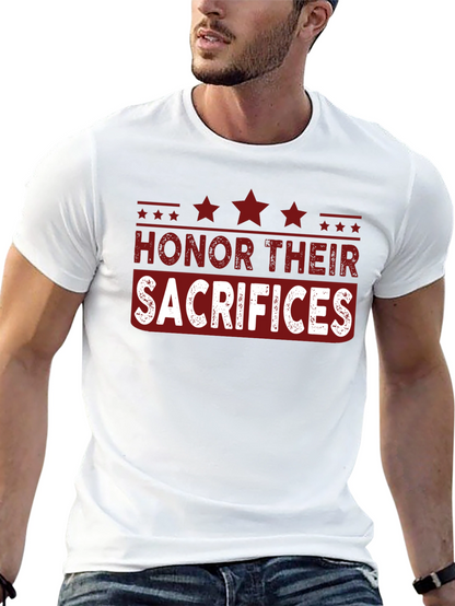 Honor Their Sacrifices Graphic T-Shirt