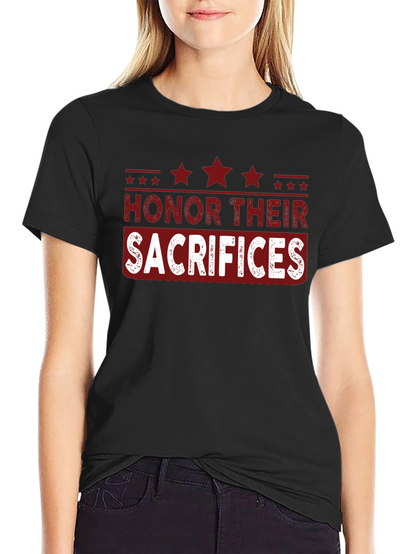 Honor Their Sacrifices Graphic T-Shirt