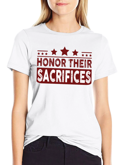 Honor Their Sacrifices Graphic T-Shirt
