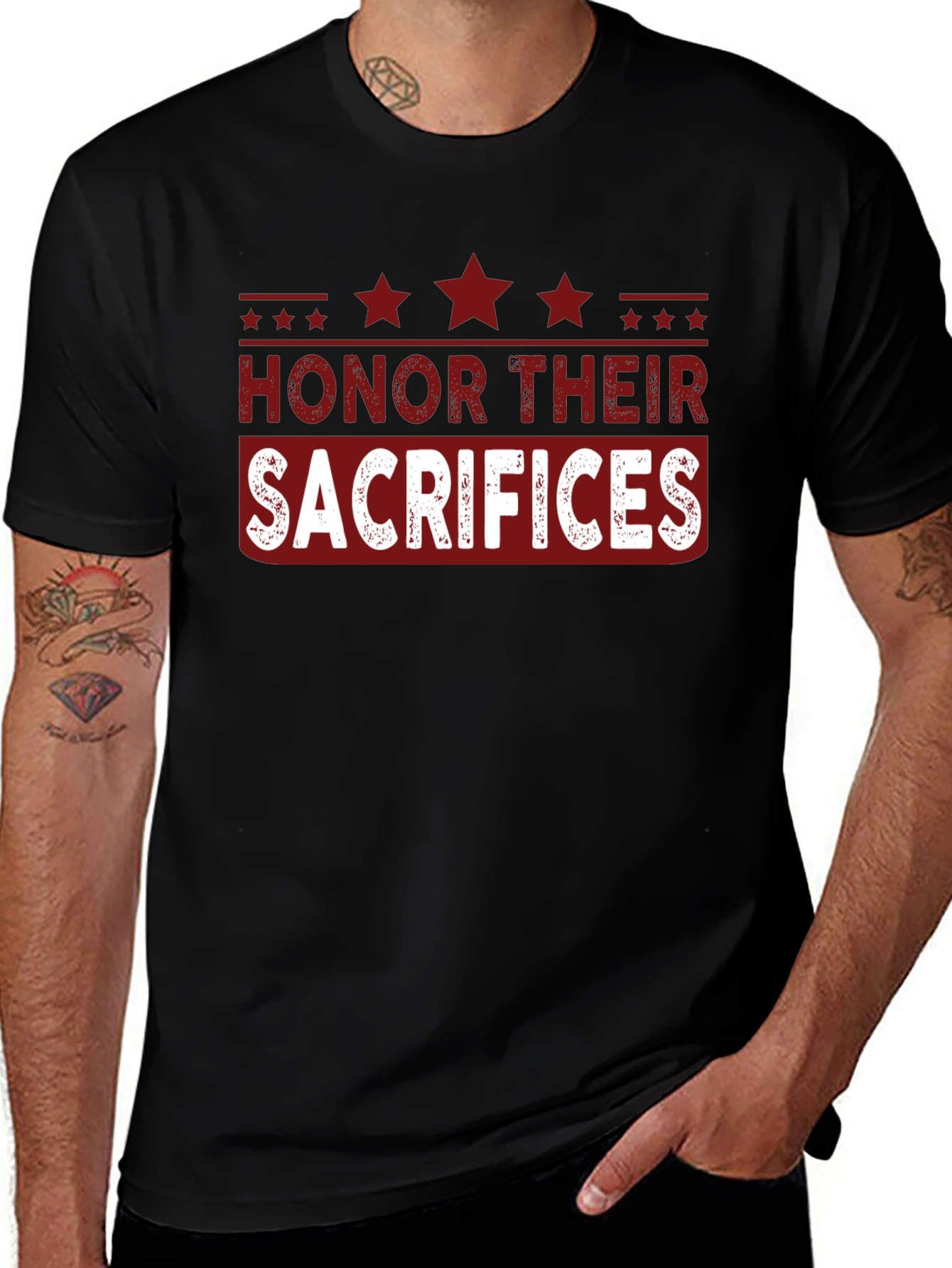 Honor Their Sacrifices Graphic T-Shirt