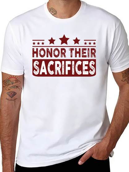 Honor Their Sacrifices Graphic T-Shirt