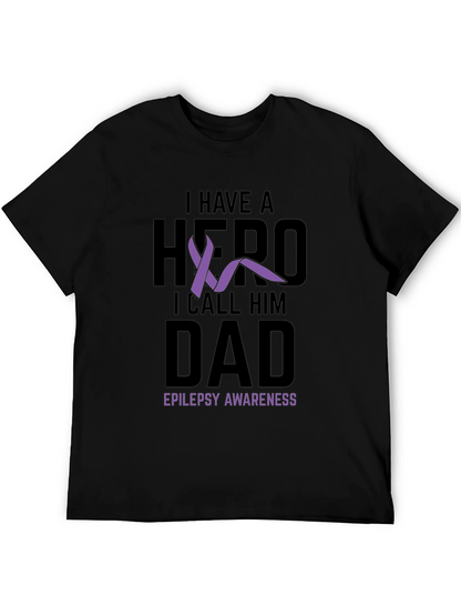Epilepsy Awareness Hero Dad T-Shirt