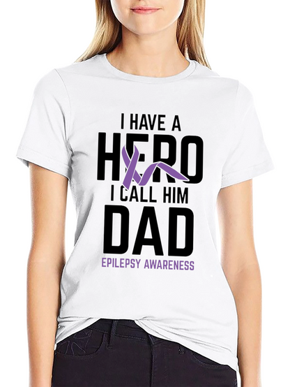 Epilepsy Awareness Hero Dad T-Shirt
