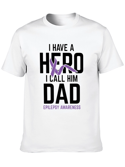 Epilepsy Awareness Hero Dad T-Shirt