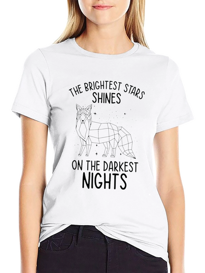 Stars Shine Black Graphic Tee