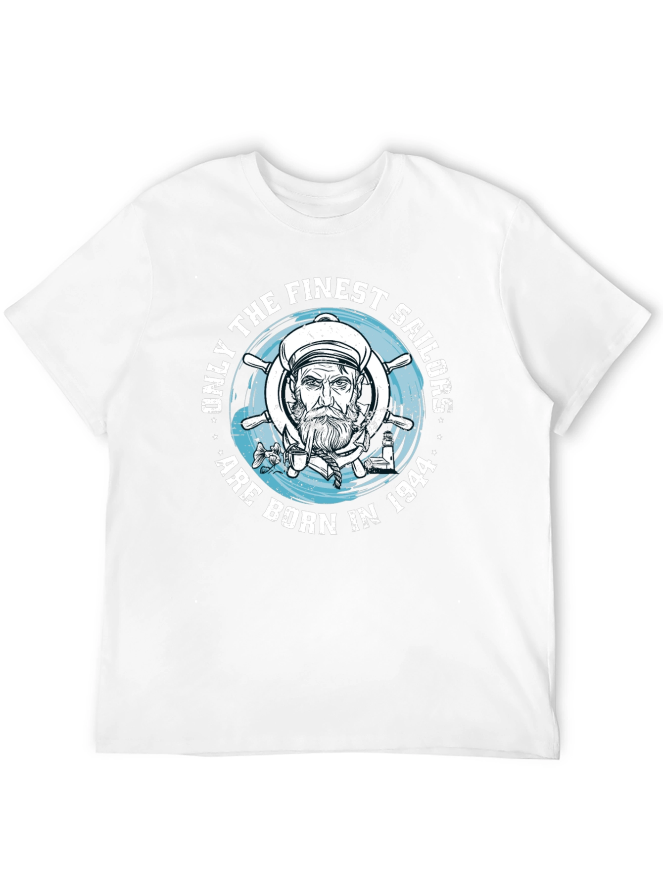 Finest Sailors Born in 1944 Black T-Shirt