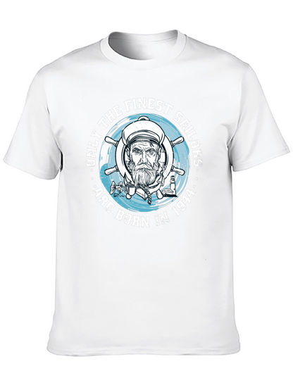 Finest Sailors Born in 1944 Black T-Shirt