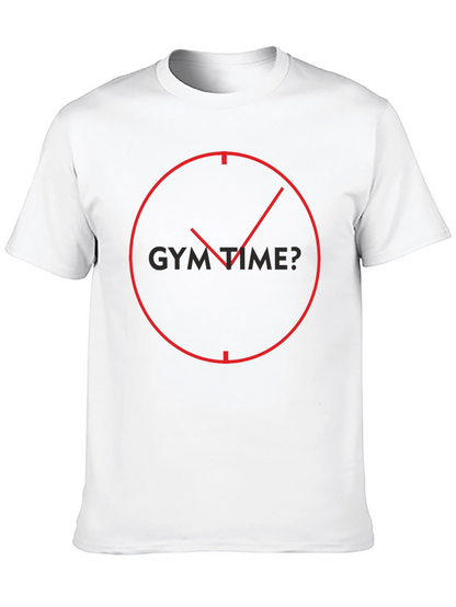 Gym Time? Black Graphic Tee