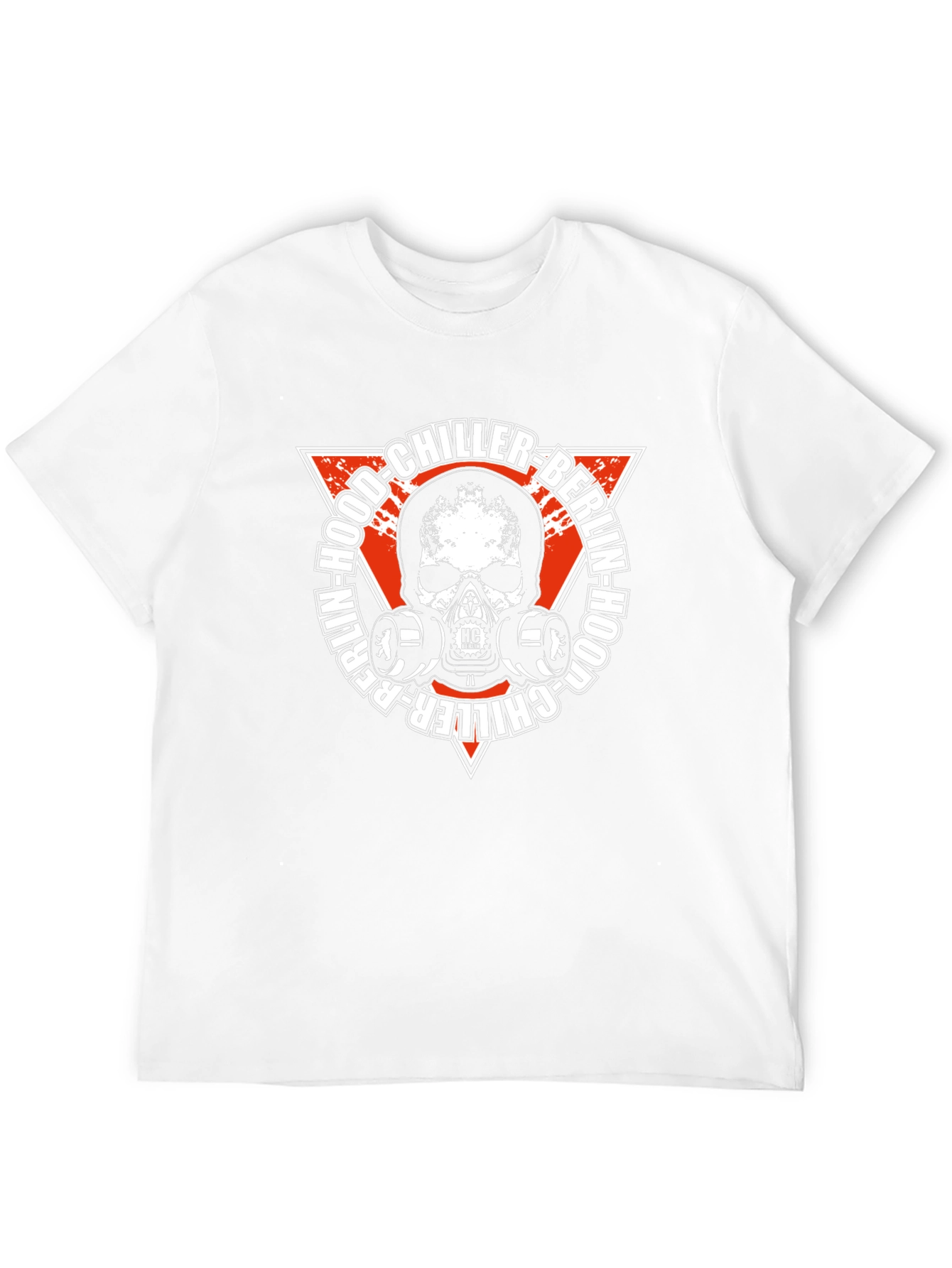 Berlin Hood Chiller Skull Graphic Tee