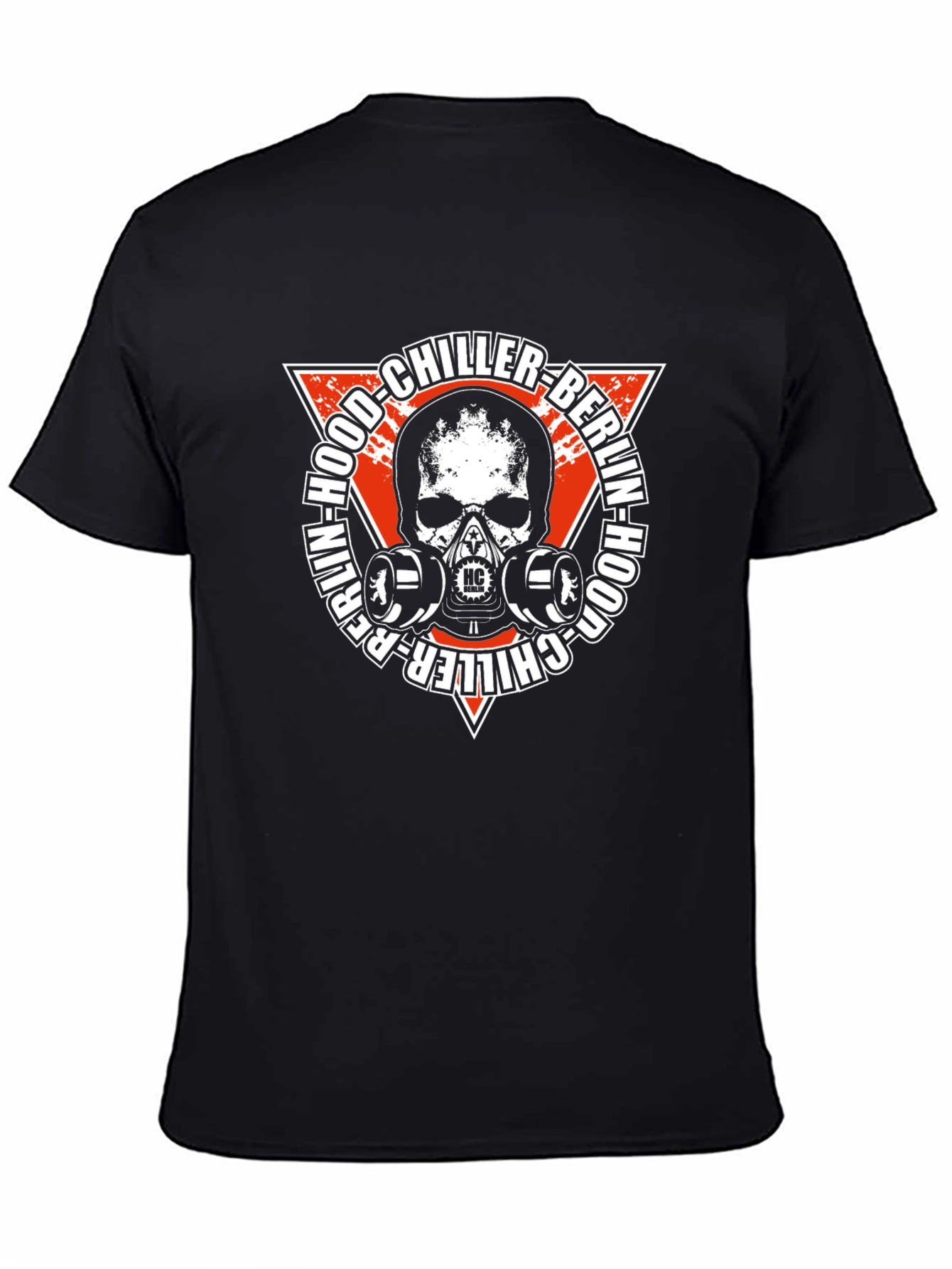 Berlin Hood Chiller Skull Graphic Tee