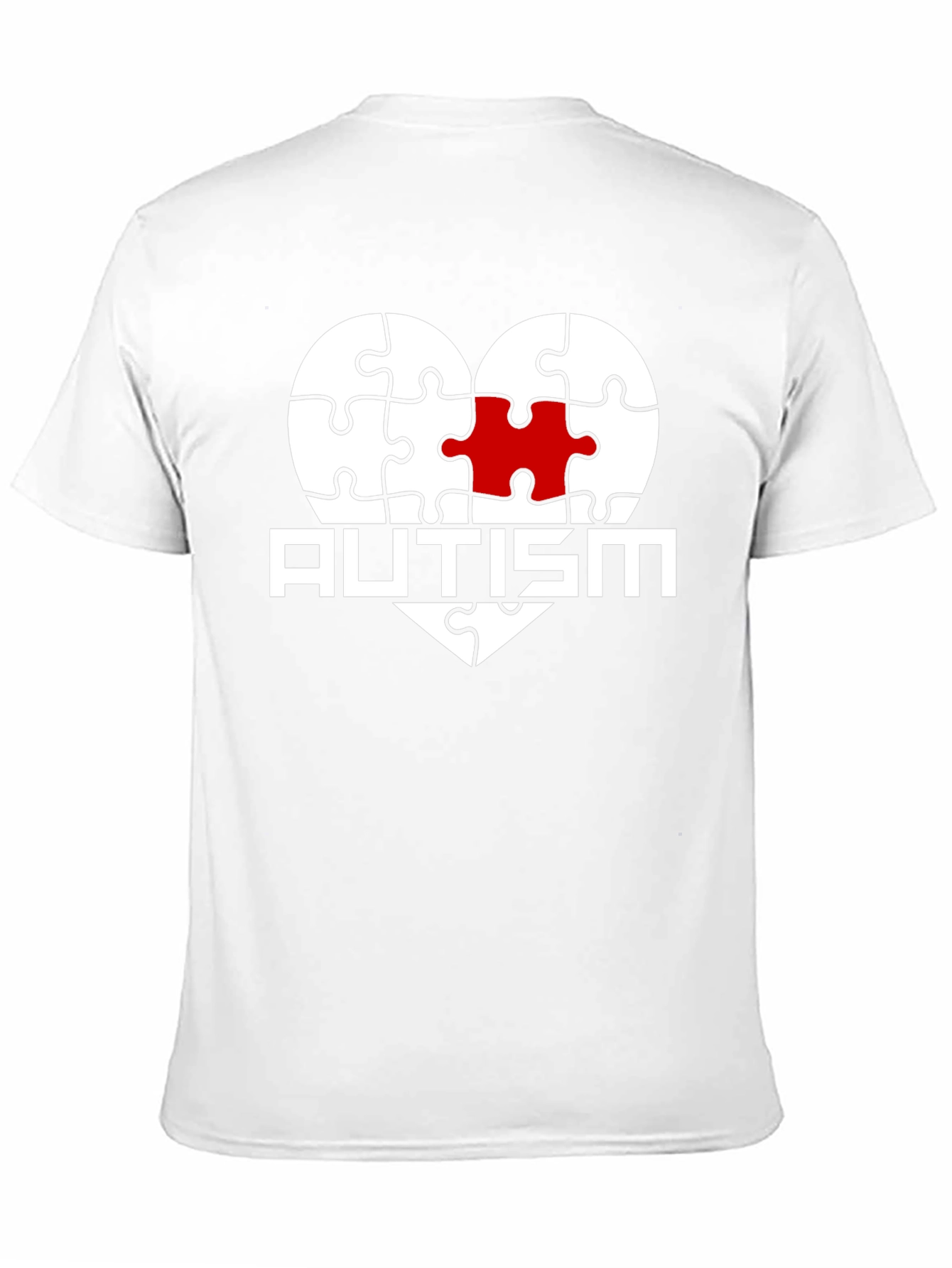 Autism Awareness Puzzle Heart Graphic T-Shirt