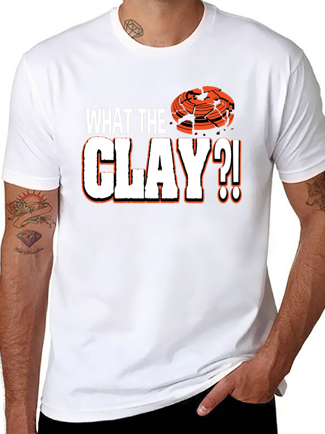 What The Clay?! Trap Shooting T-Shirt