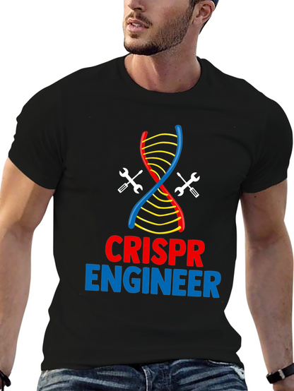 CRISPR Engineer T-Shirt - DNA & Wrench Design