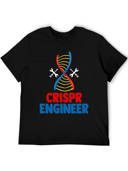 CRISPR Engineer T-Shirt - DNA & Wrench Design