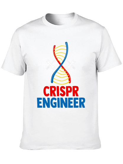 CRISPR Engineer T-Shirt - DNA & Wrench Design