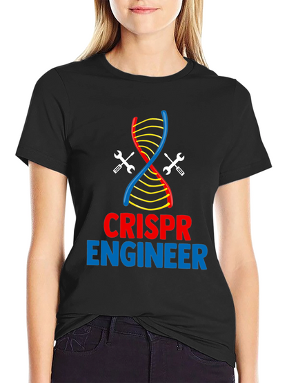 CRISPR Engineer T-Shirt - DNA & Wrench Design