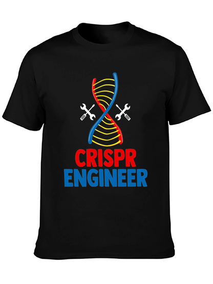 CRISPR Engineer T-Shirt - DNA & Wrench Design