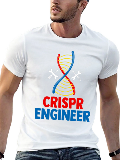 CRISPR Engineer T-Shirt - DNA & Wrench Design