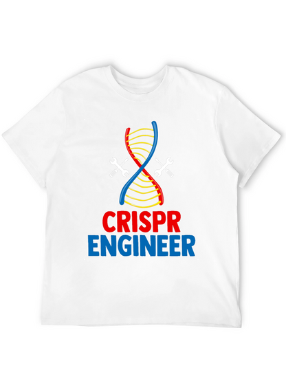 CRISPR Engineer T-Shirt - DNA & Wrench Design