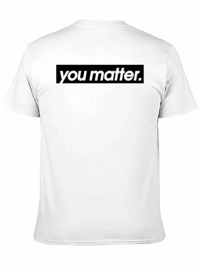 You Matter Black Graphic Tee