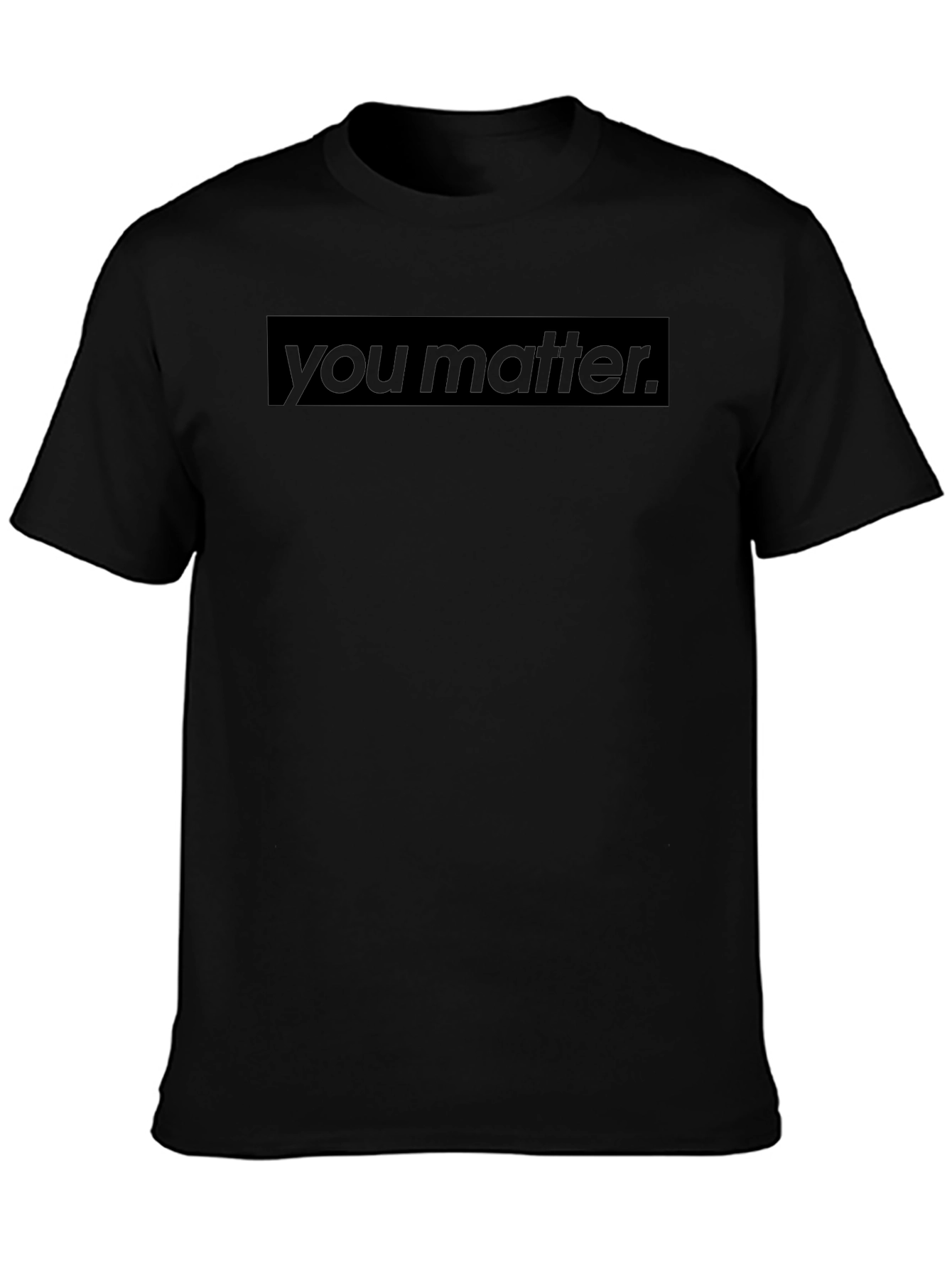 You Matter Black Graphic Tee