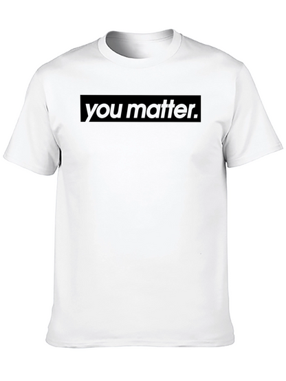 You Matter Black Graphic Tee