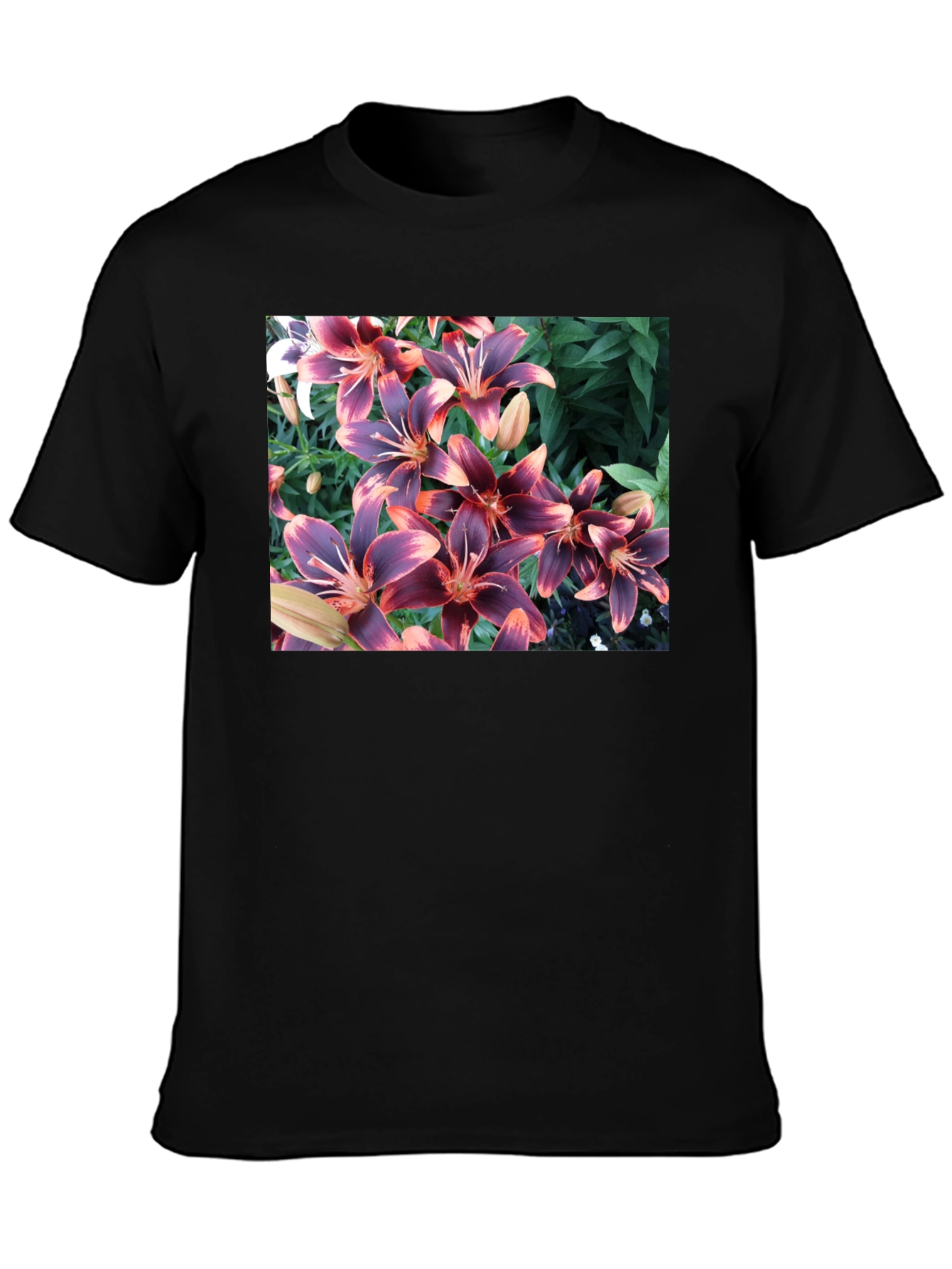 Floral T-Shirt - Unique Lily Design
