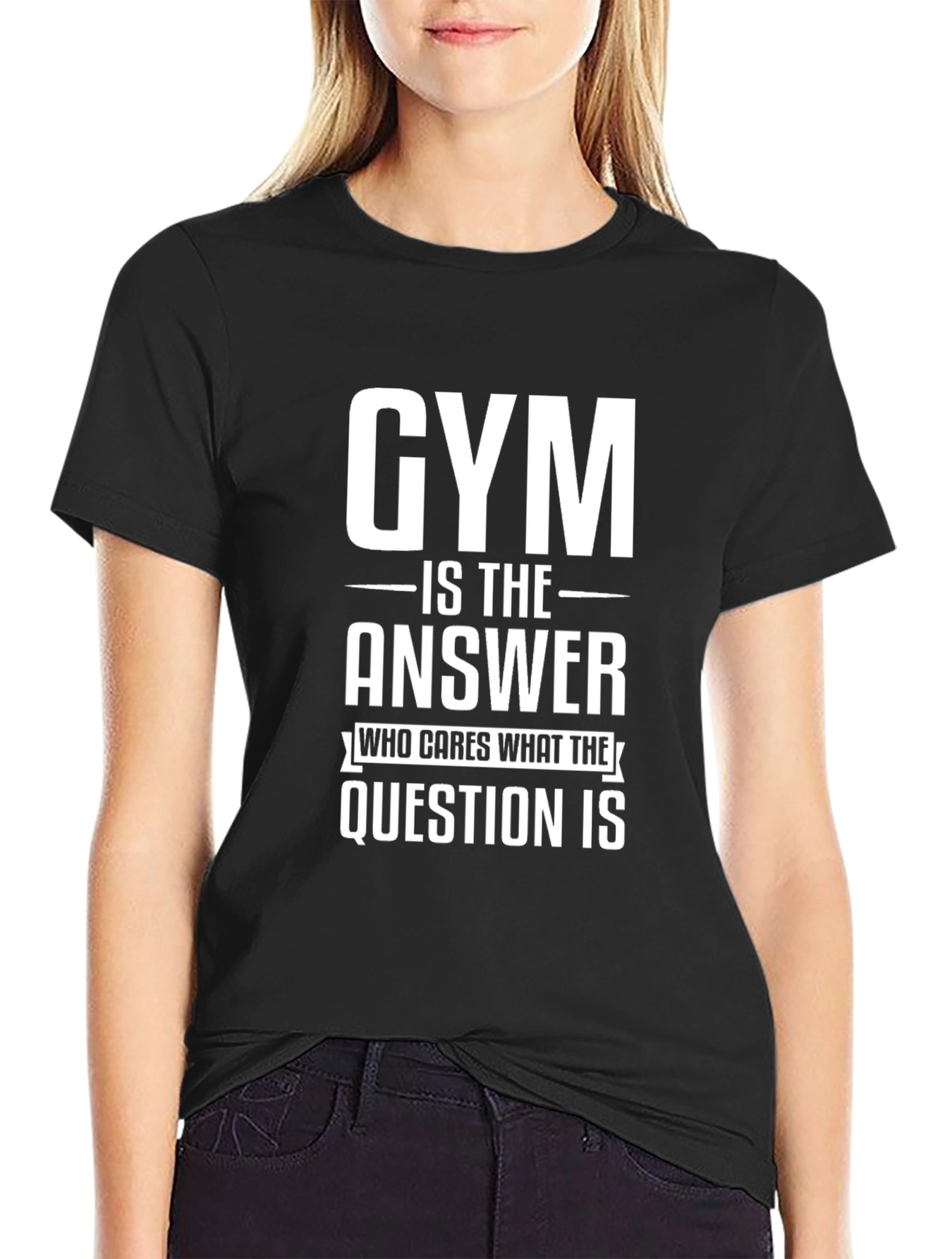 Gym is the Answer T-Shirt - Workout Motivation