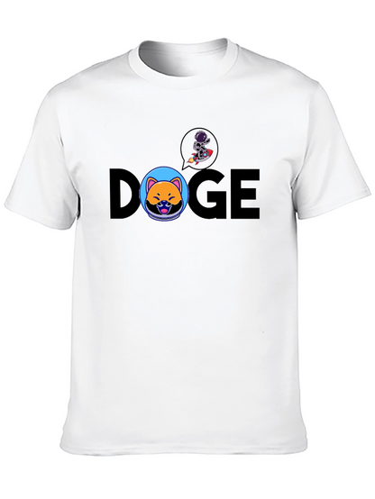 Doge to the Moon Black T-Shirt
