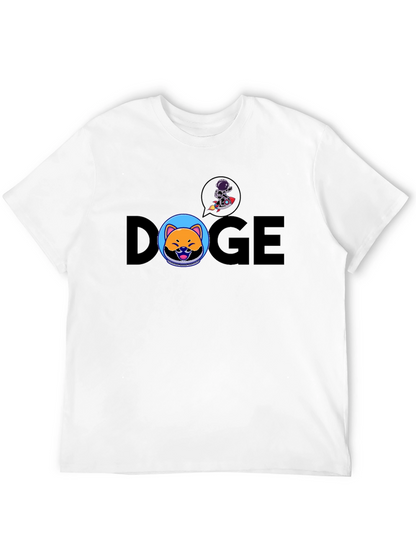 Doge to the Moon Black T-Shirt
