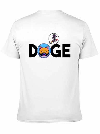 Doge to the Moon Black T-Shirt
