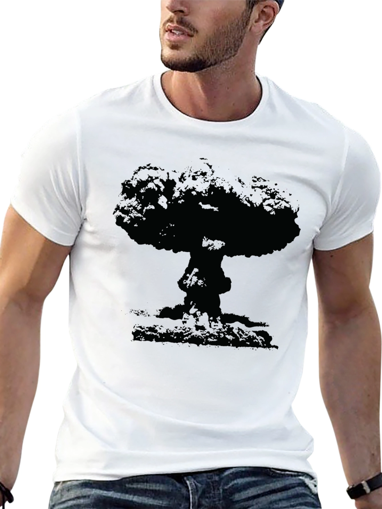 Atomic Mushroom Cloud Graphic Tee