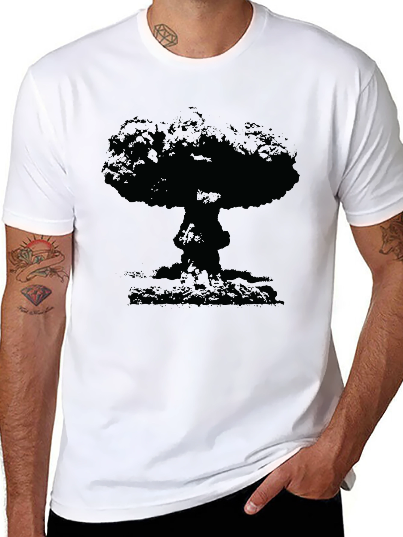 Atomic Mushroom Cloud Graphic Tee